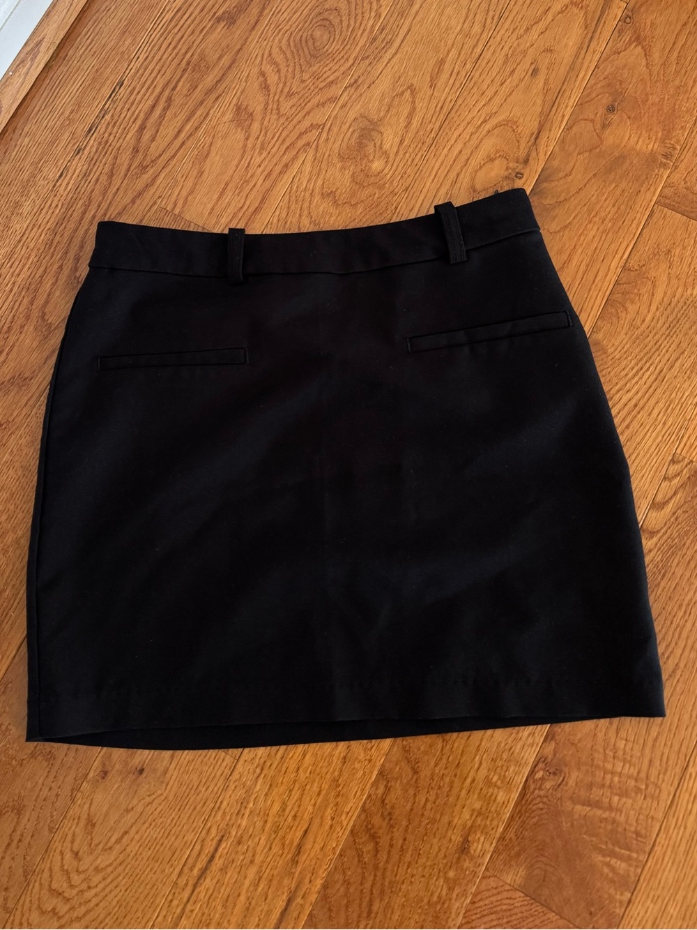 H&M Black Mini Skirt with Belt Loops